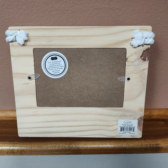 NWT! Mud Pie "We Tied The Knot" 4 X 6 Block Frame - Picture 2 of 3